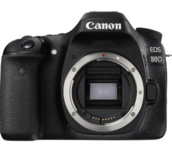 CANON EOS 80D DSLR Camera - Black